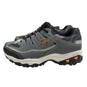 NWT Skechers After Burn Memory Fit 50125 Mens Athletic Sneakers Charcoal Size 9
